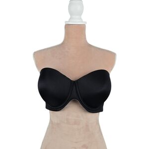 Soma Vanishing Strapless Bra Black Size 38D